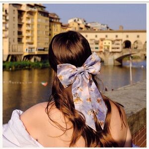 Botticelli's Daydream Satin Hair Bow